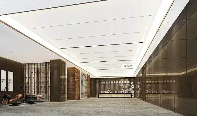 Filme PVC/Pet de parede de mármore decorativo