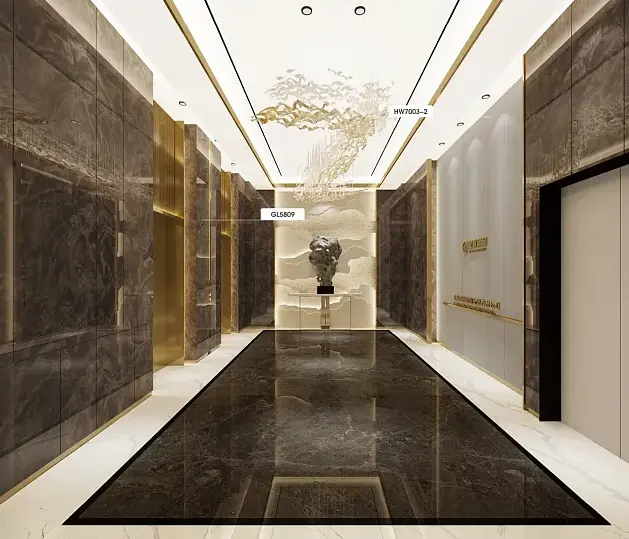 Mármore não auto-adesivo PVC/Pet Film