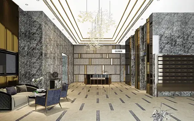 Painel de parede decorativo PVC/Pet Film